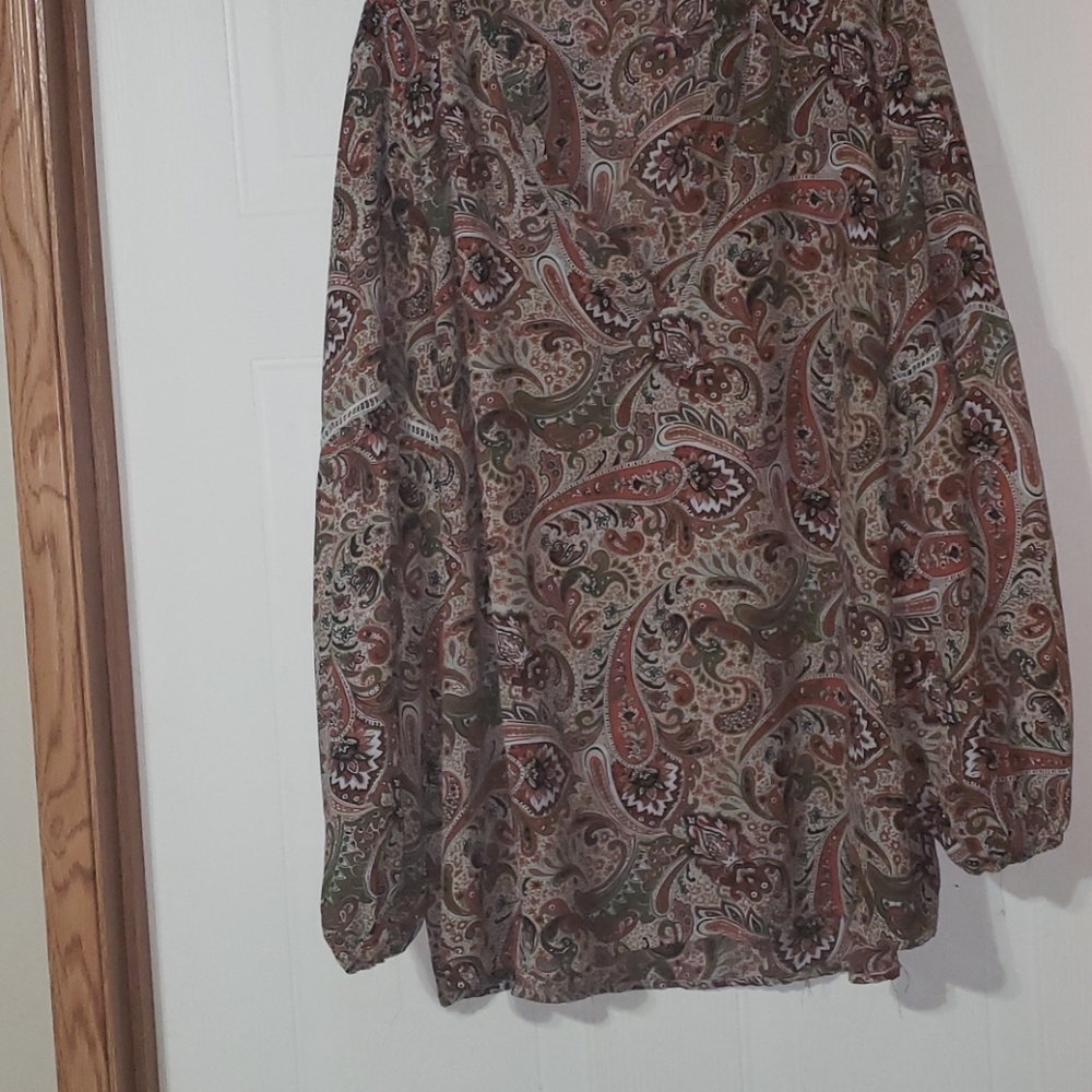 Victorian patterned blouse